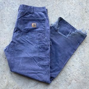 Washed Navy Tone Carhartt Carpenter Pants